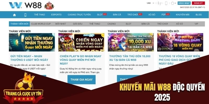 Khuyến mãi W88